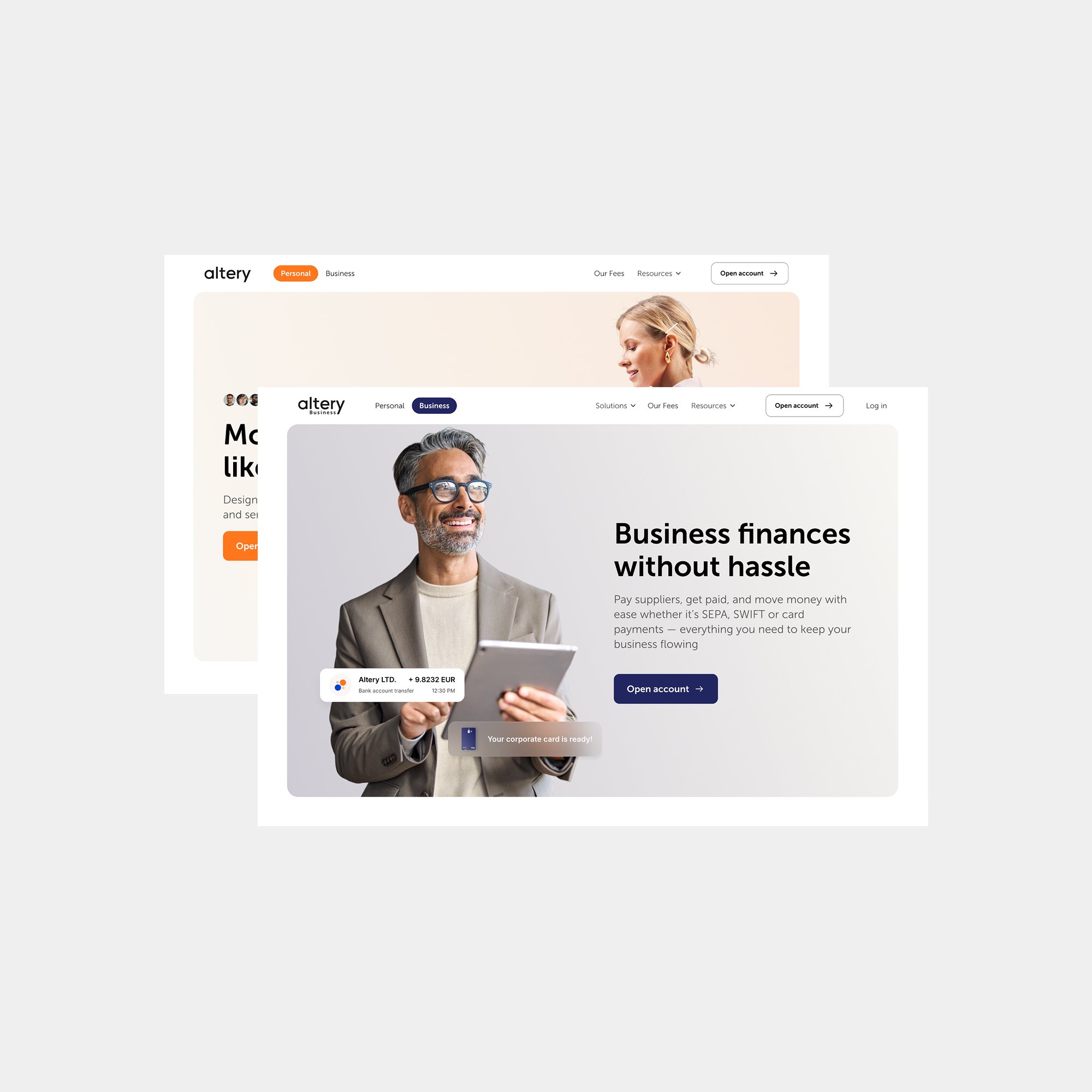 Altery fintech website